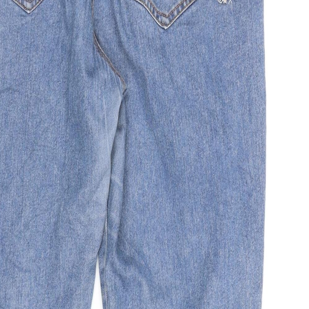Preworn Womens Blue  Denim Straight Jeans Size 30 in L28 in