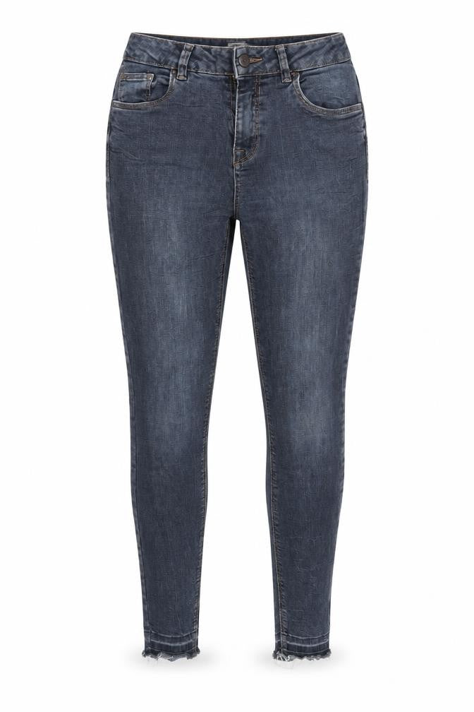 New Look Womens Blue  Denim Tapered Jeans Size 10 L27 in