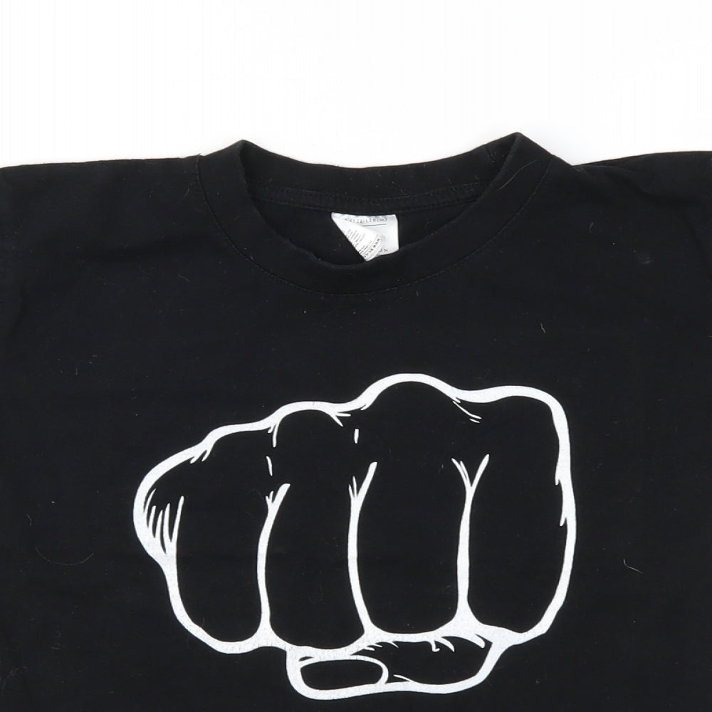 B&C Girls Black   Basic T-Shirt Size 7-8 Years