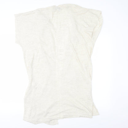 Back view of Next women’s beige cardigan jumper, size UK 10