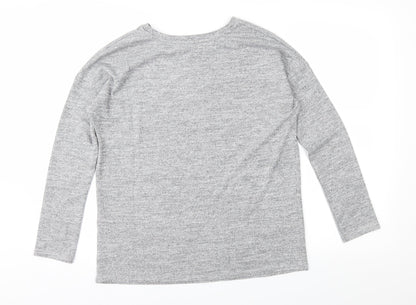 Back view of Tu women’s grey jumper, size UK 8