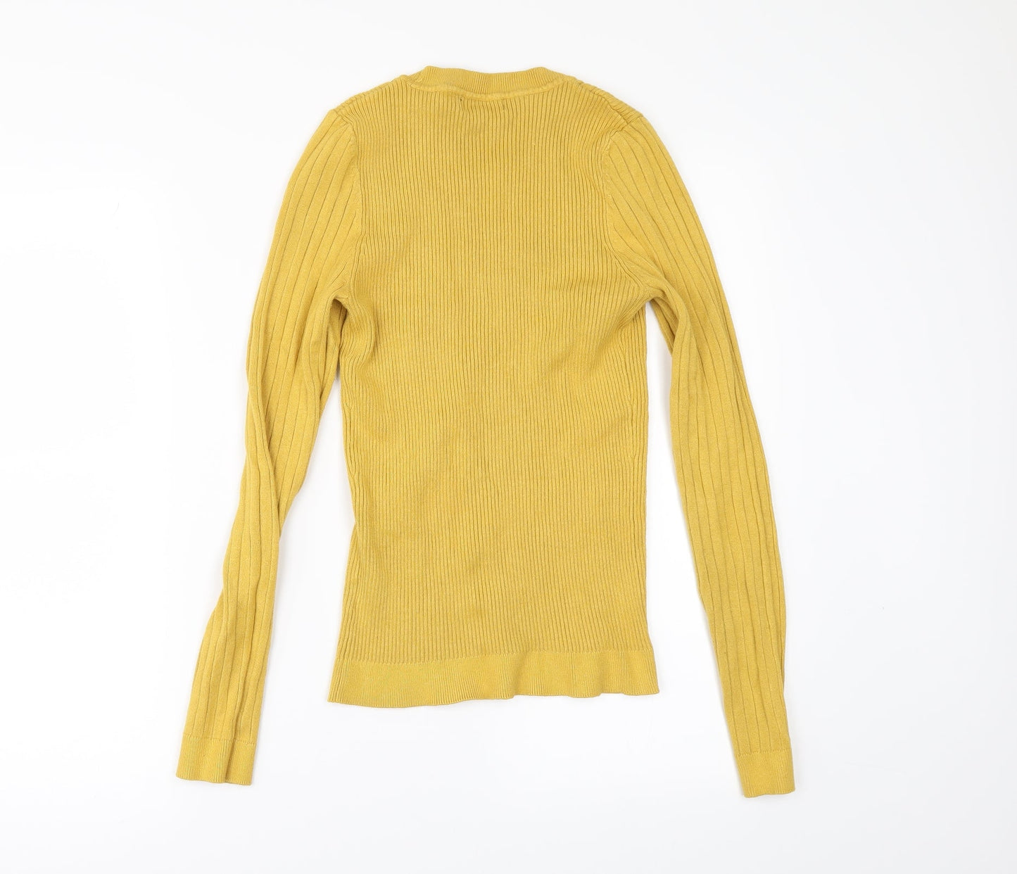 New Look Womens Yellow   Pullover Jumper Size 12