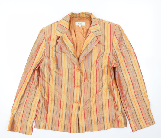 Fisser Womens Multicoloured   Jacket Blazer Size 12