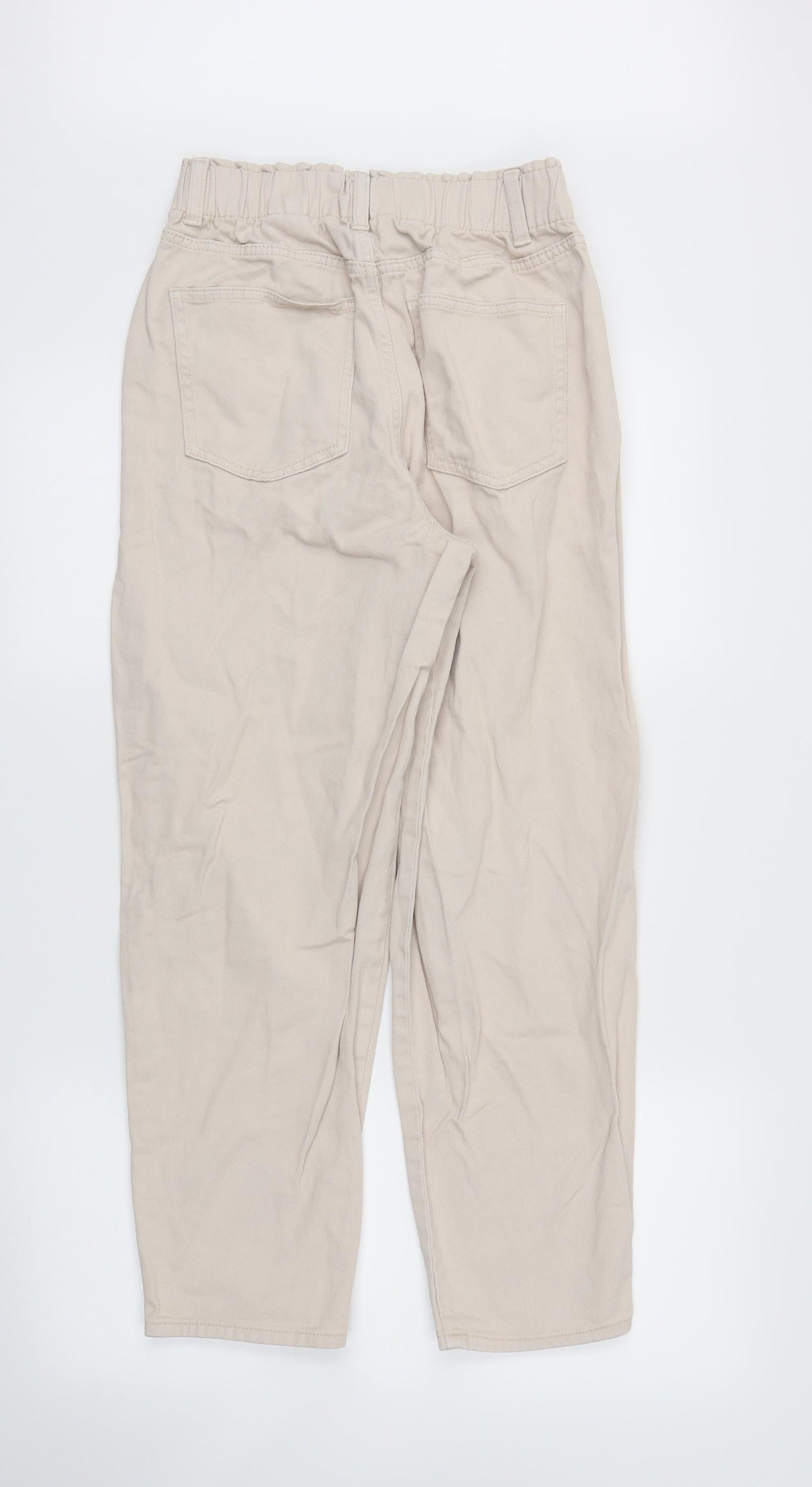 H&M Womens Ivory Houndstooth  Skinny Jeans Size 6 L26 in - Stretch waistband