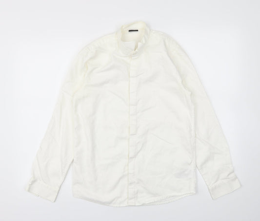Next  Boys Ivory Houndstooth  Basic T-Shirt Size 13 Years