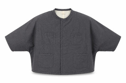 Front view of toohot women’s grey jacket, size UK 2