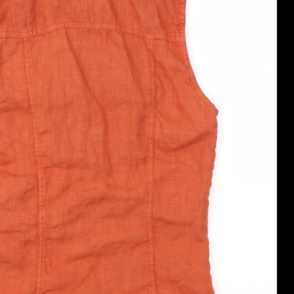 ICE Womens Orange   Basic T-Shirt Size L