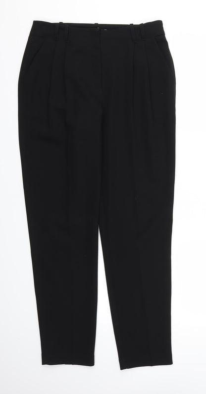 Additional front view of George women’s black trousers, size UK 10, 29-inch leg