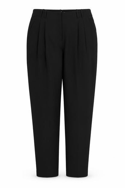 Front view of George women’s black trousers, size UK 10, 29-inch leg