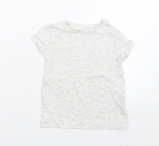 F&F Boys Grey   Basic T-Shirt Size 2-3 Years