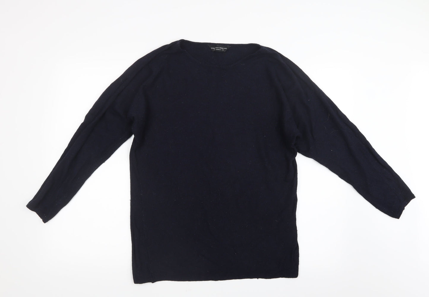 Dorothy Perkins Womens Blue  Knit Pullover Jumper Size 14