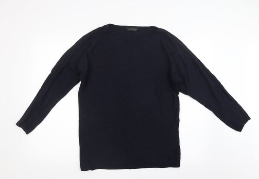 Dorothy Perkins Womens Blue  Knit Pullover Jumper Size 14