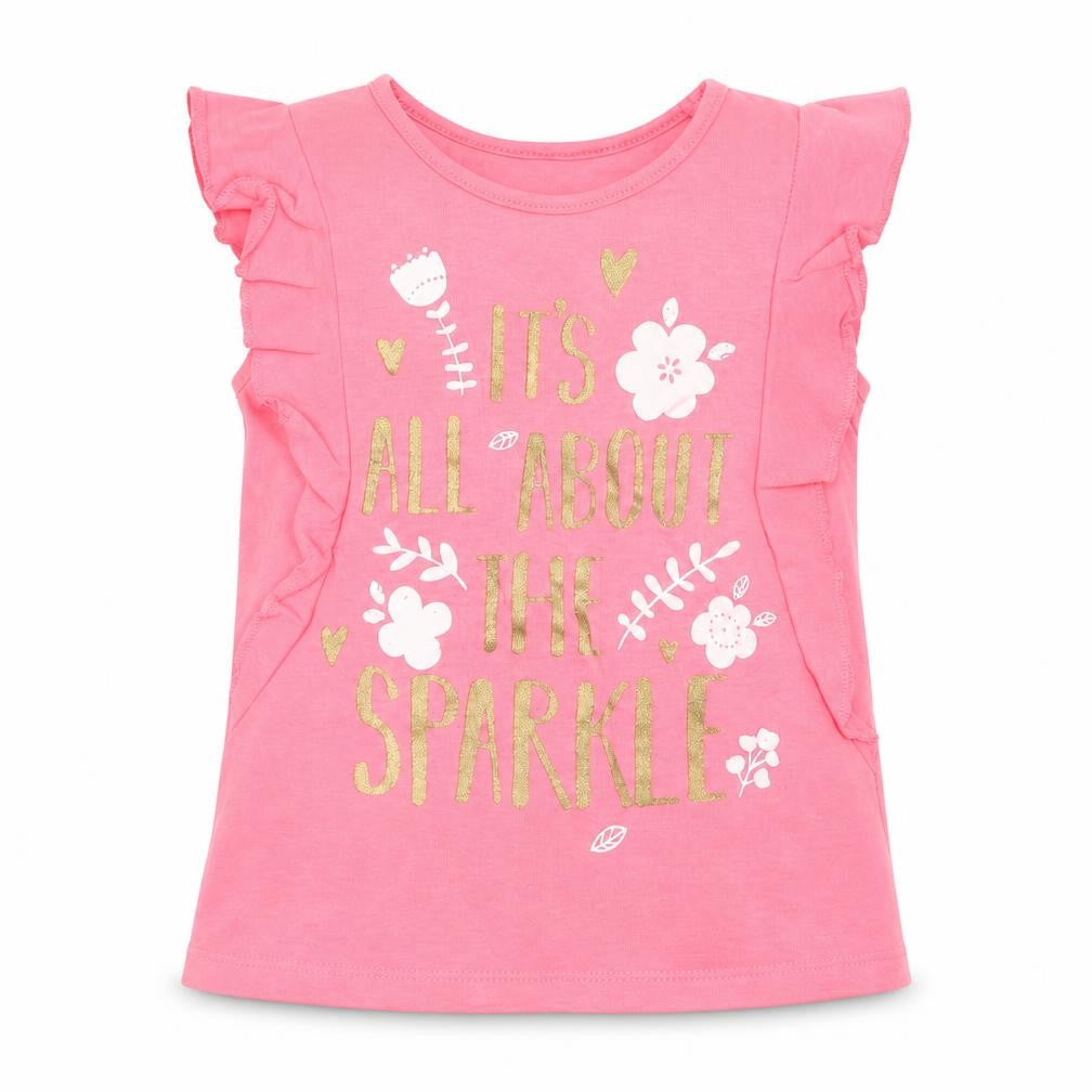 Pep&Co Girls Pink   Basic T-Shirt Size 18-24 Months