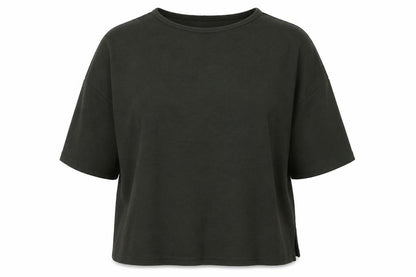 Front view of Dorothy Perkins women’s green knit jumper, size UK 16