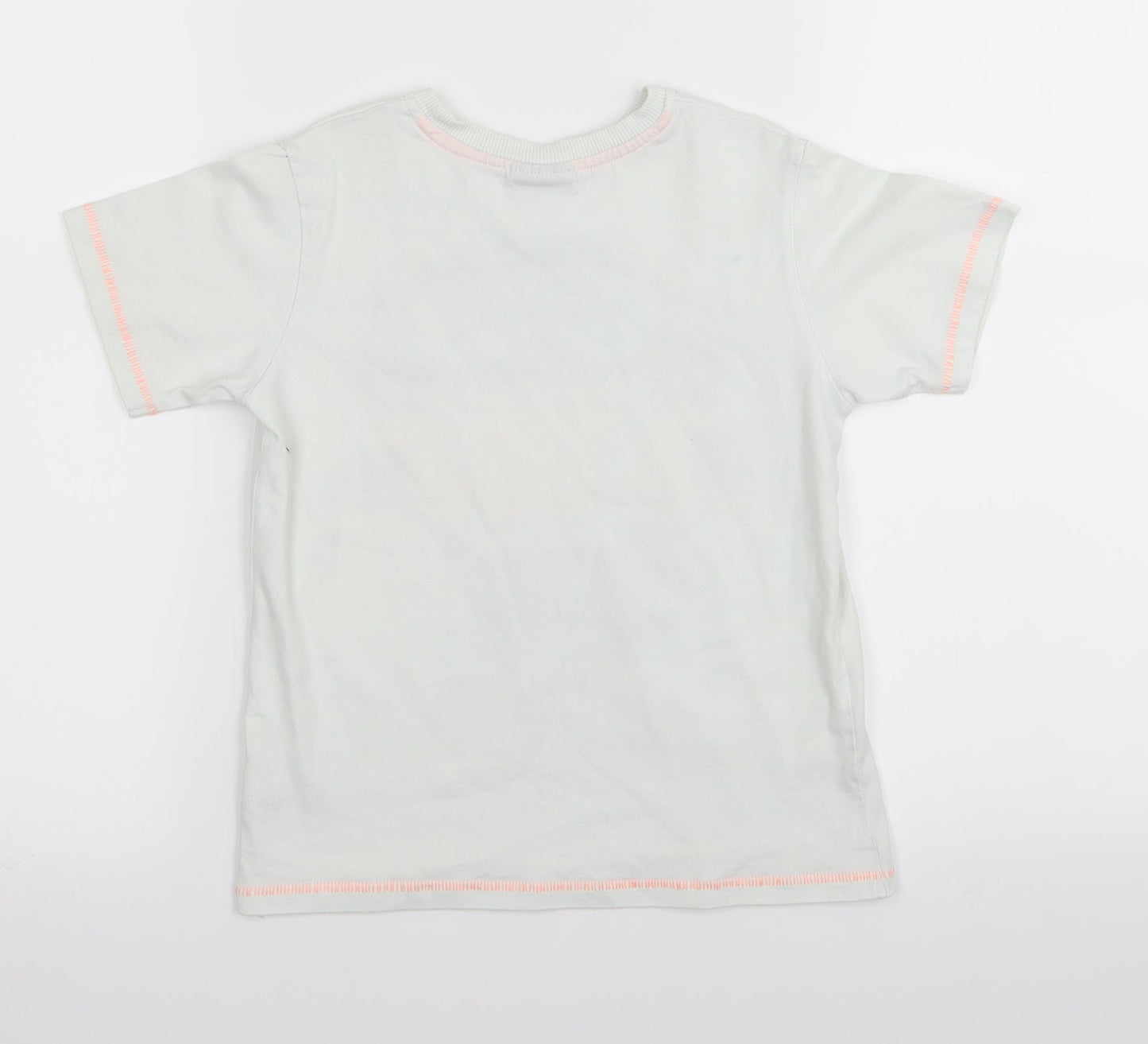 NEXT Girls White   Basic T-Shirt Size 6 Years