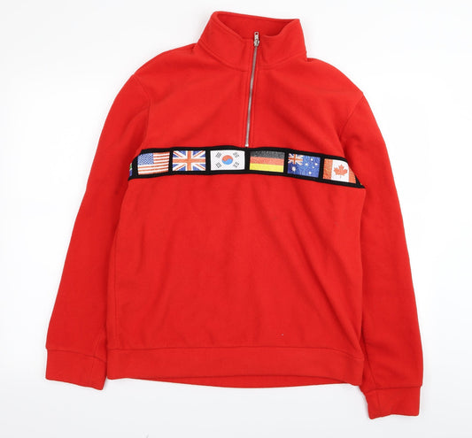 FOREVER 21 Womens Red   Pullover Jumper Size XS