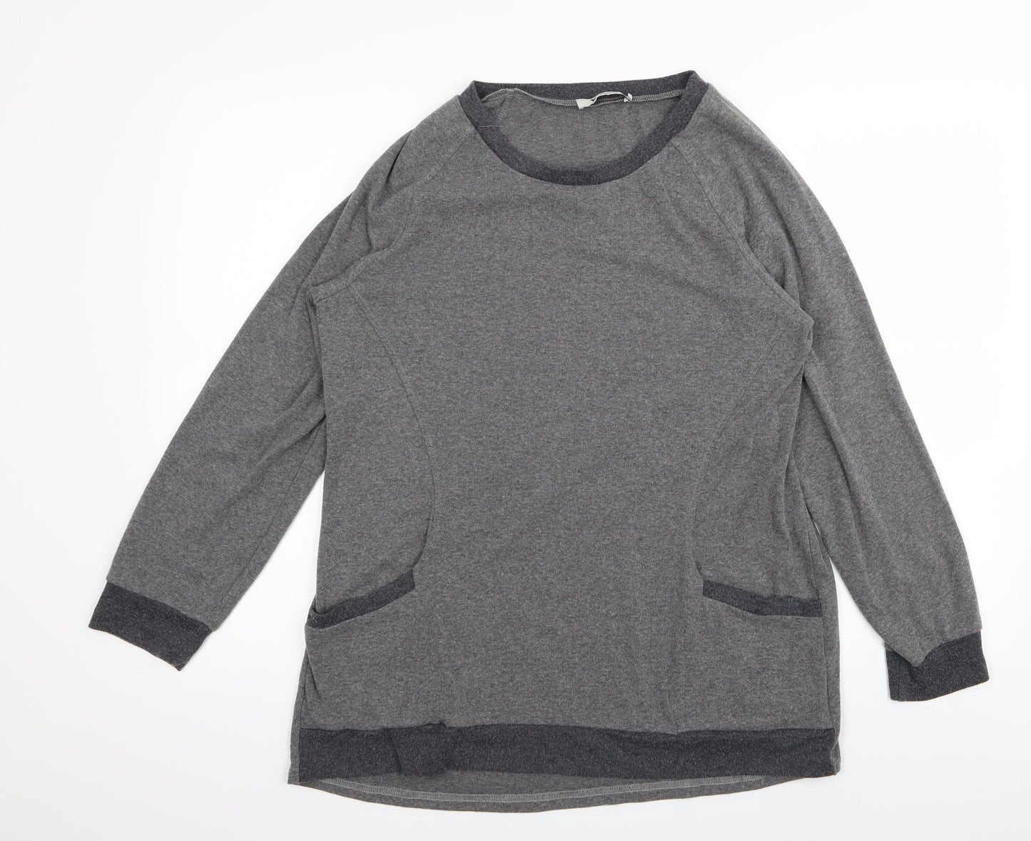 Yidarton Womens Grey   Basic T-Shirt Size L
