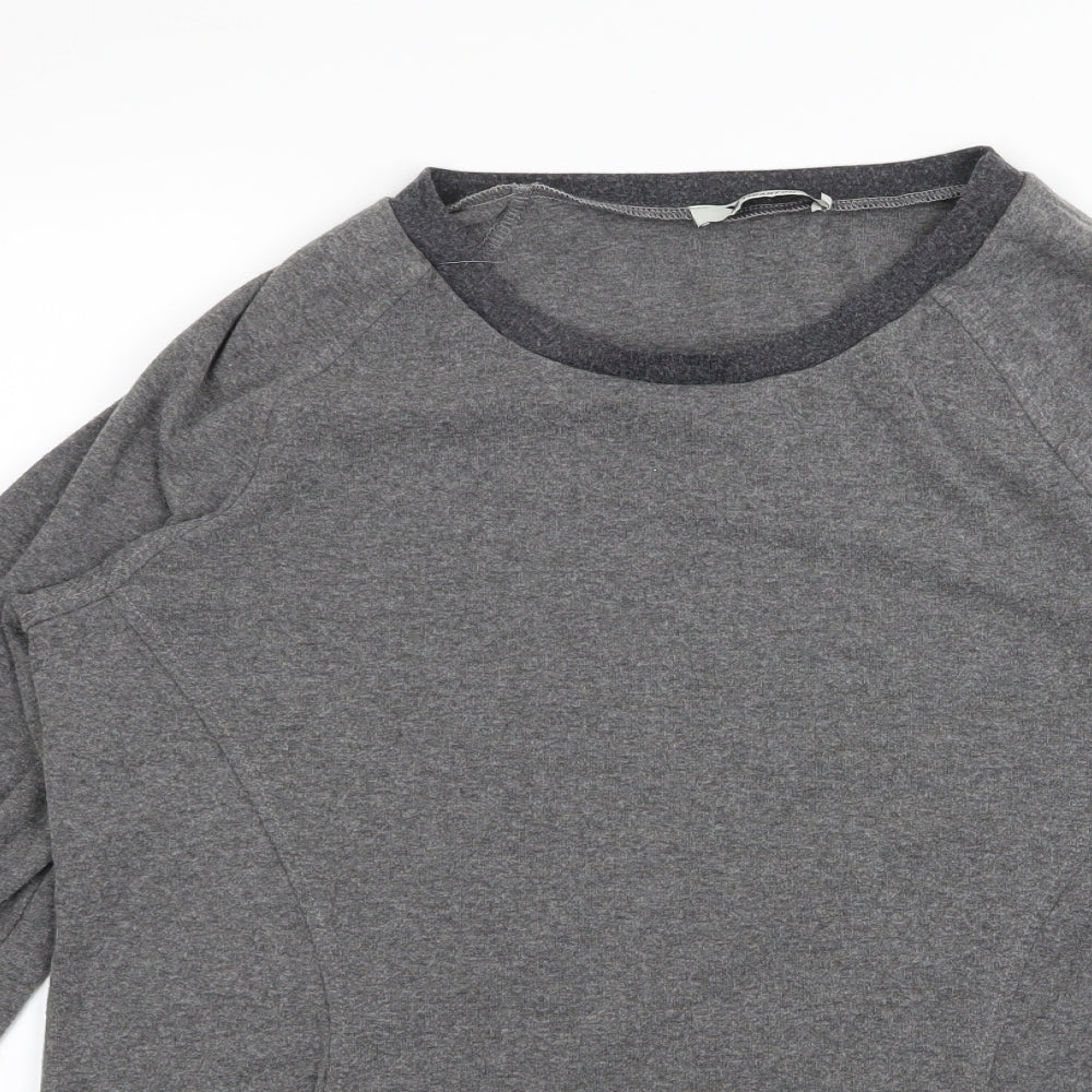 Yidarton Womens Grey   Basic T-Shirt Size L