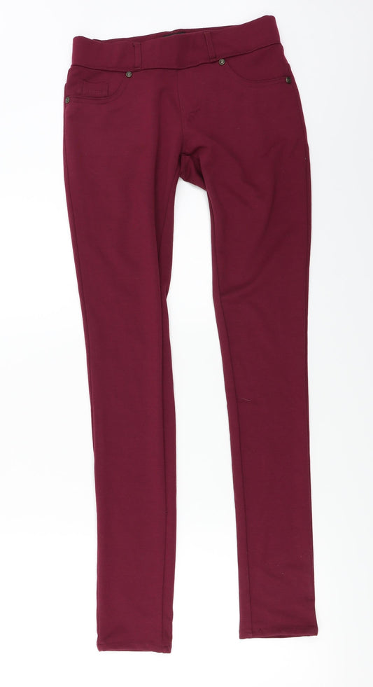 B.you  Womens Purple   Trousers  Size 12 L29 in