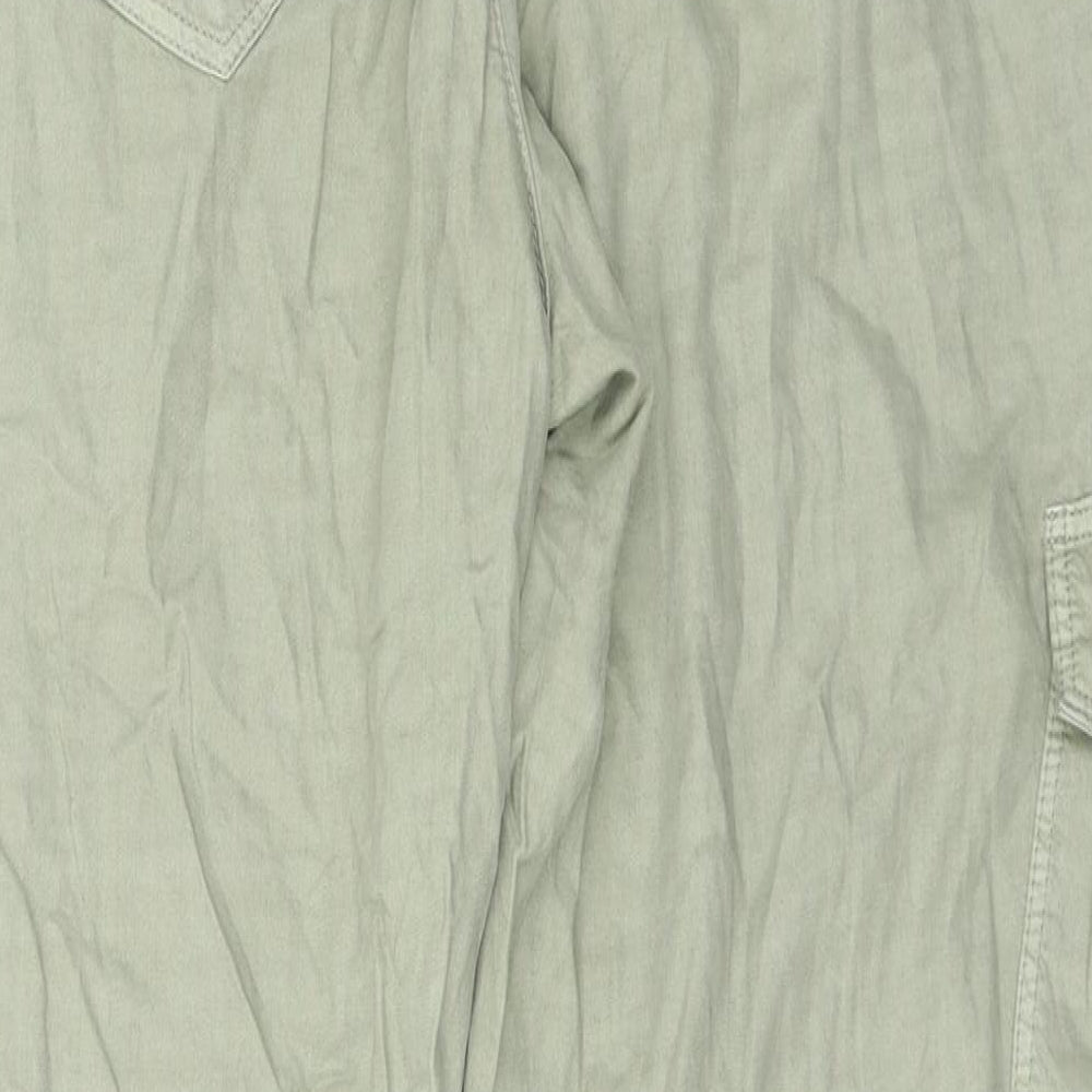 Marks and Spencer  Womens Green   Trousers  Size 34 in L24 in