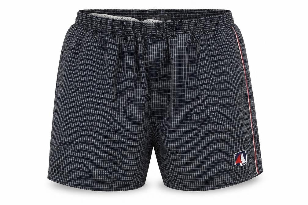 OCV Mens Grey Check  Bermuda Shorts Size L