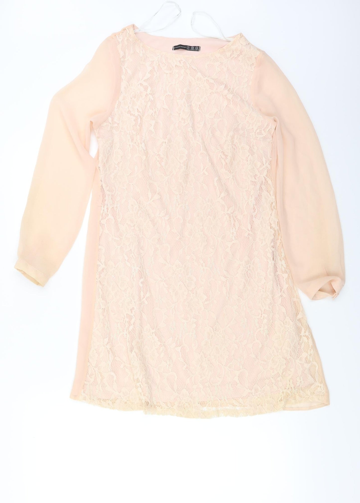 Atmosphere  Womens Pink Floral  Basic Blouse Size 8
