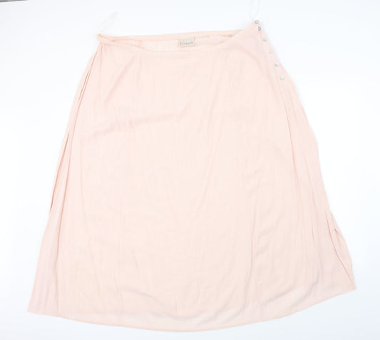 Essence    Womens Pink   A-Line Skirt Size 38 in