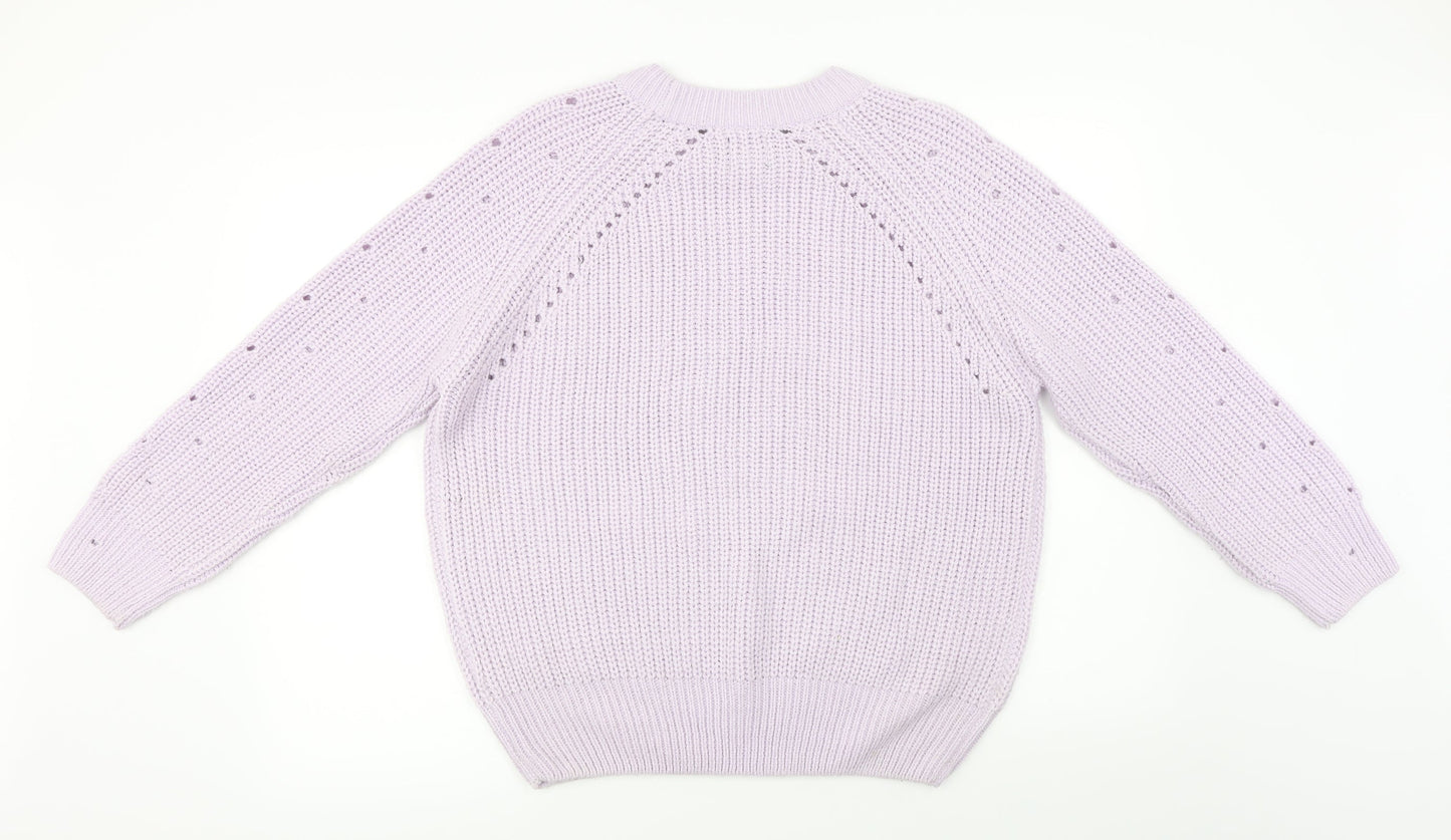 Be You  Womens Purple   Pullover Jumper Size 12