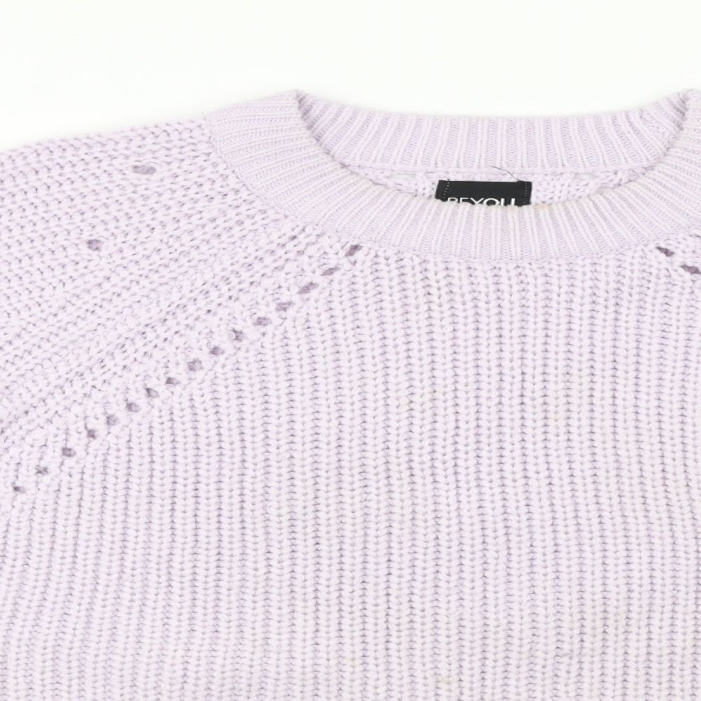 Be You  Womens Purple   Pullover Jumper Size 12