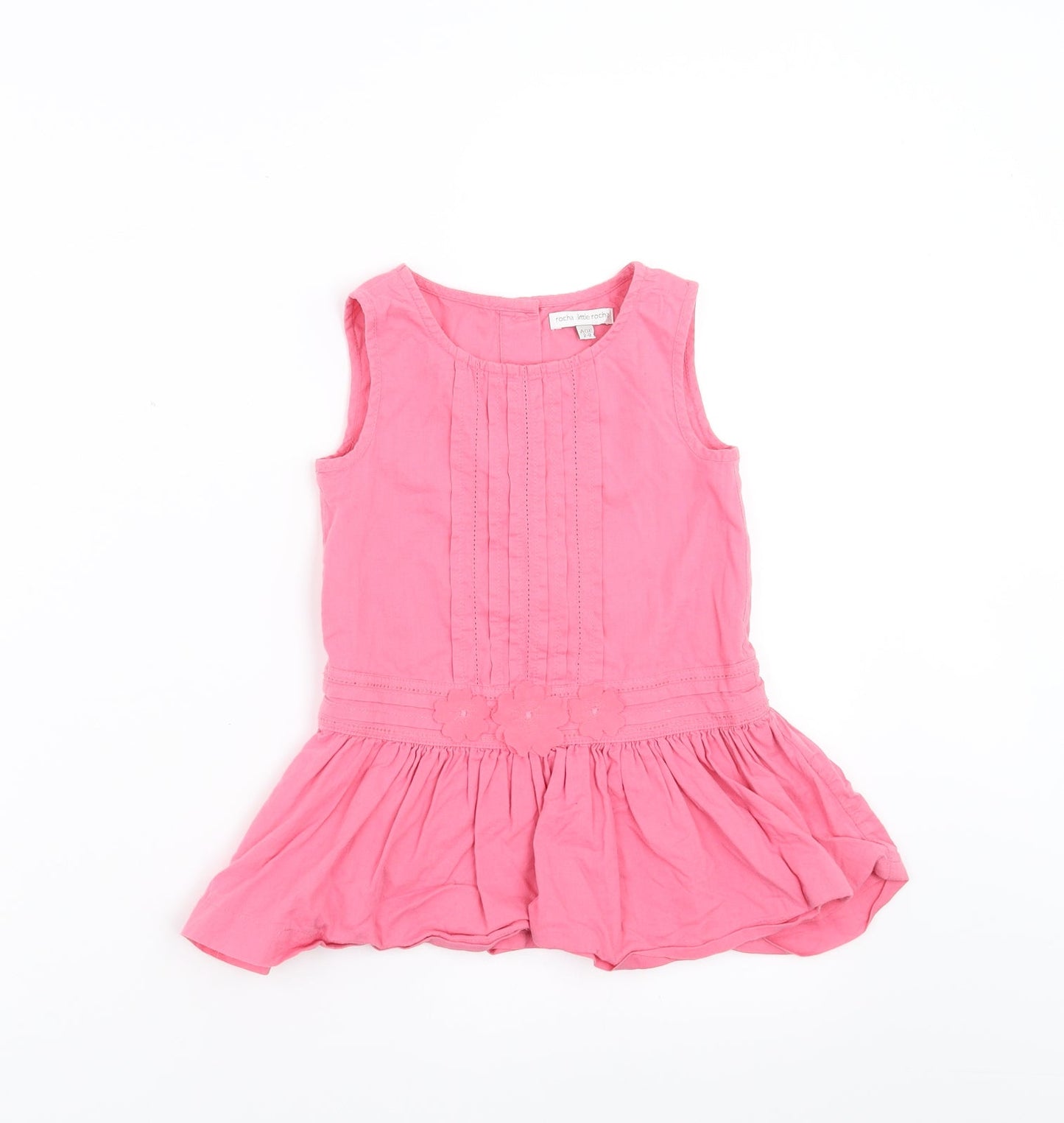 little rocha Girls Pink   Basic Blouse Size 2-3 Years