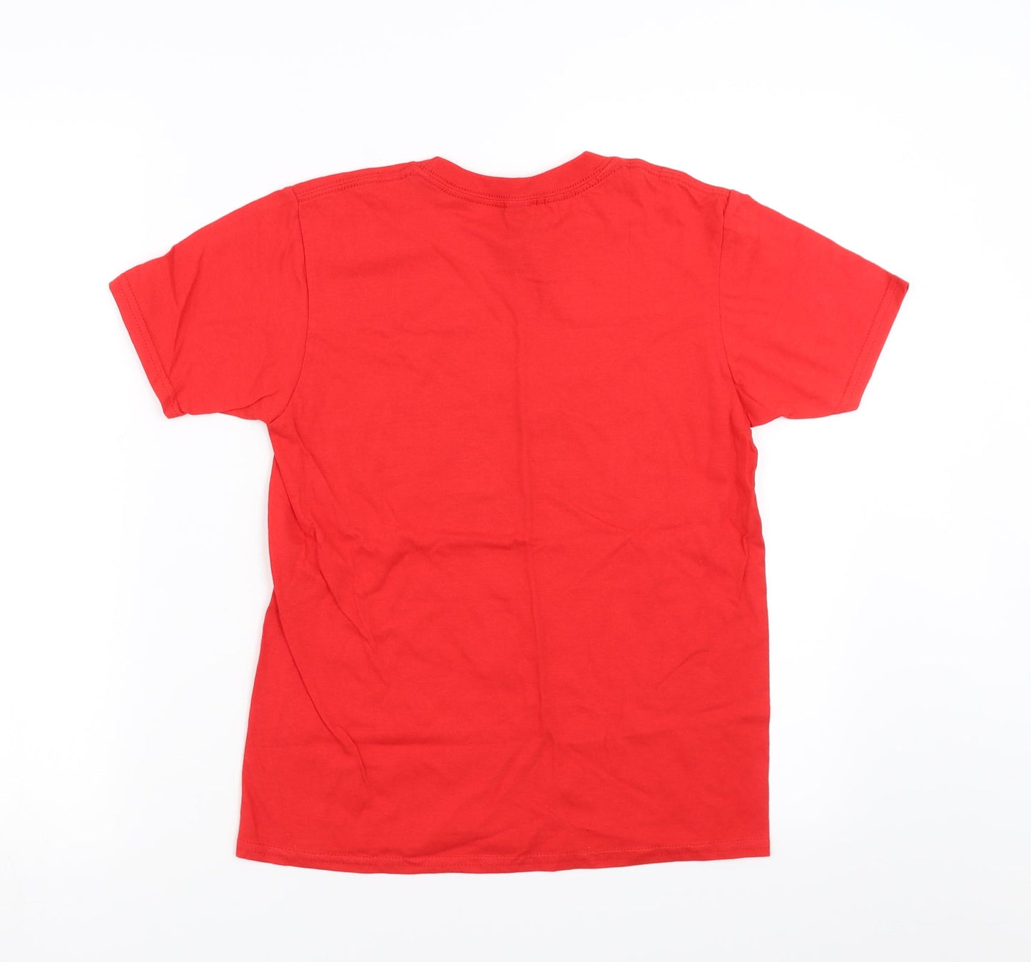 Gildan Boys Red   Basic T-Shirt Size L  - inspired heroes