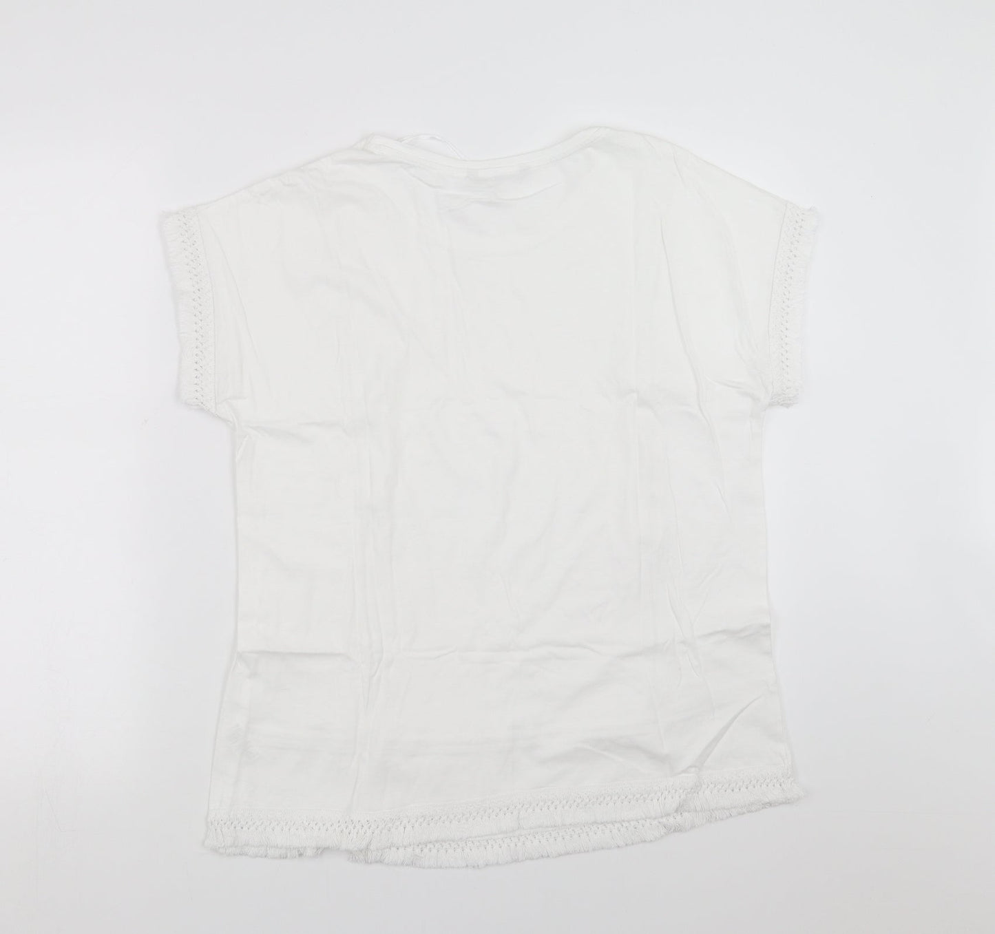 Sainsburys Womens White   Basic T-Shirt Size 16