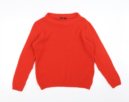 Front view of George men’s red jumper