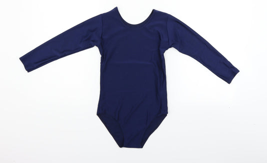 Preworn Girls Blue   Playsuit One-Piece Size 9-10 Years