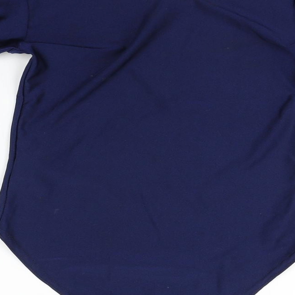Preworn Girls Blue   Playsuit One-Piece Size 9-10 Years