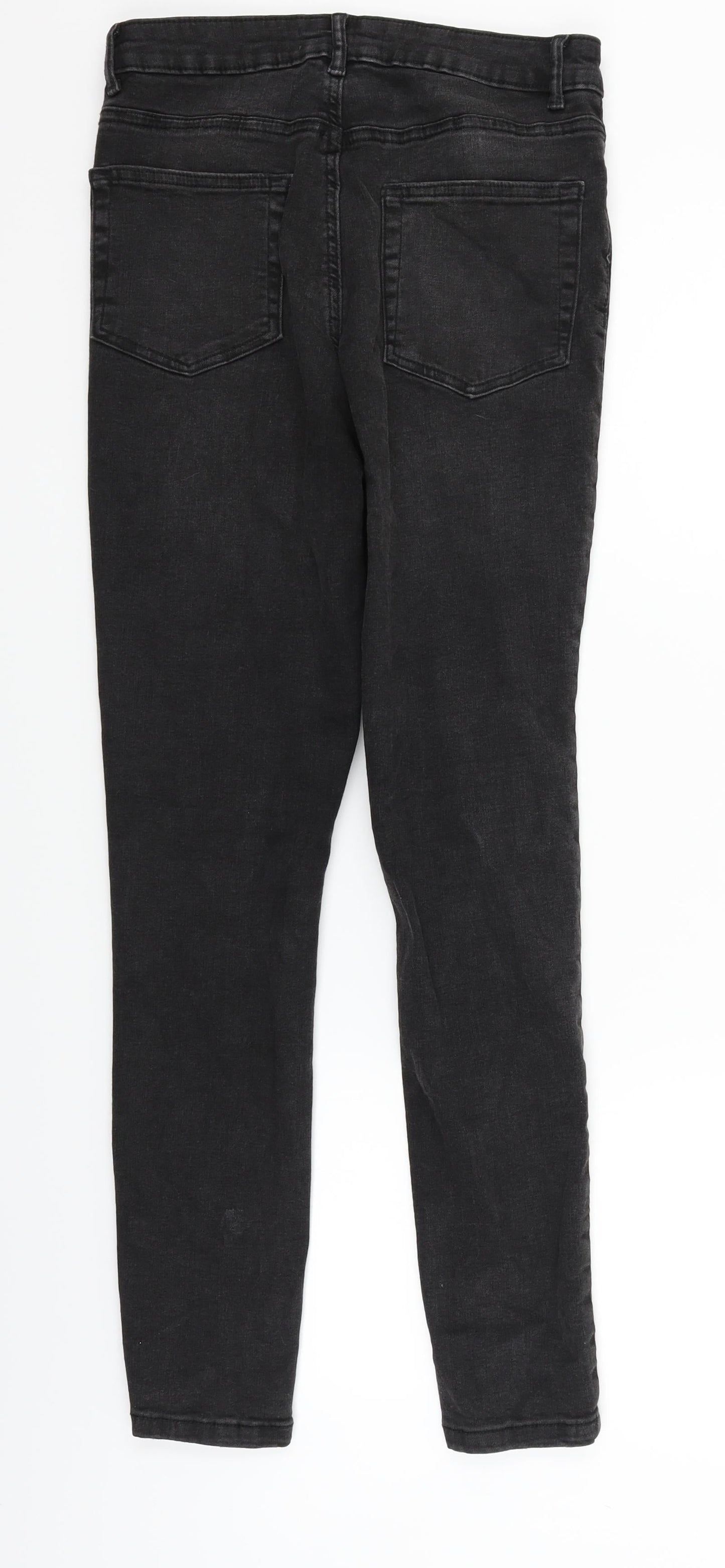 deniem & co Womens Black   Straight Jeans Size 12 L26 in