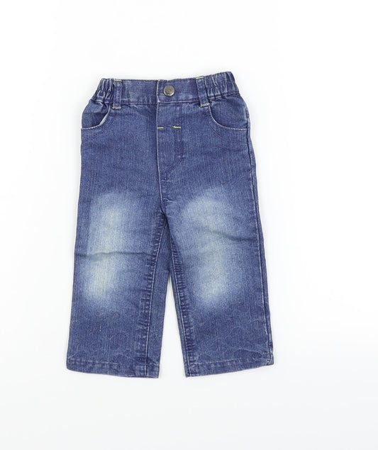 Earlydays Boys Blue   Cargo Jeans Size 6-9 Months