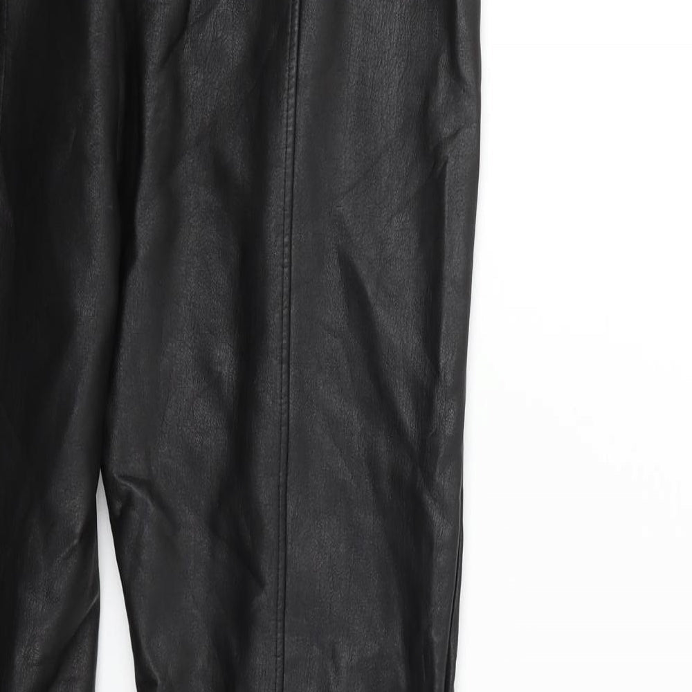New Look Womens Black   Trousers  Size 12 L27 in