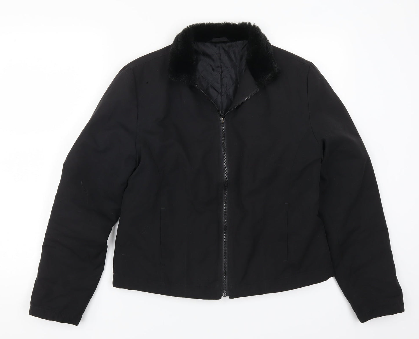 New Look Womens Black   Jacket Coat Size 14