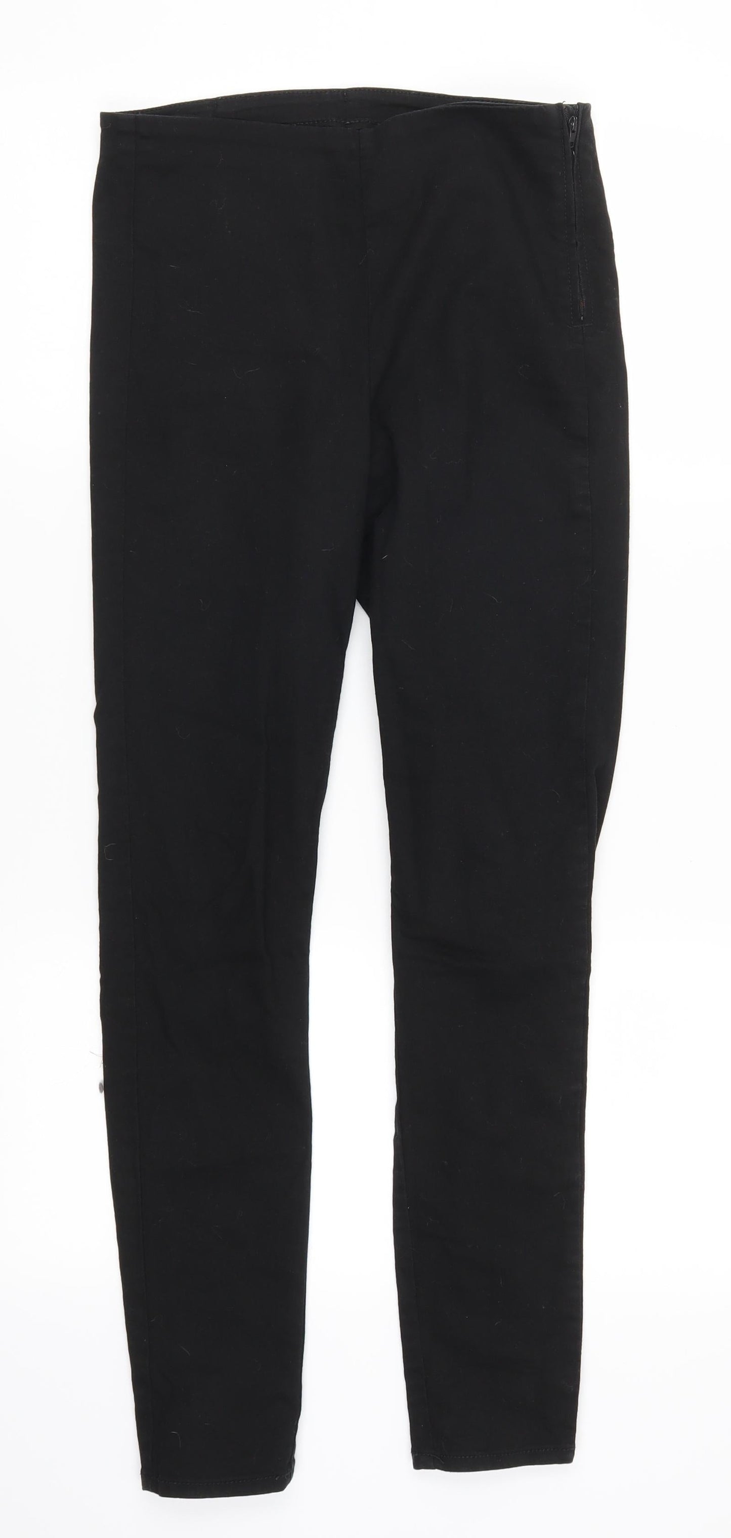 H&M Womens Black  Denim Skinny Jeans Size 8 L28 in