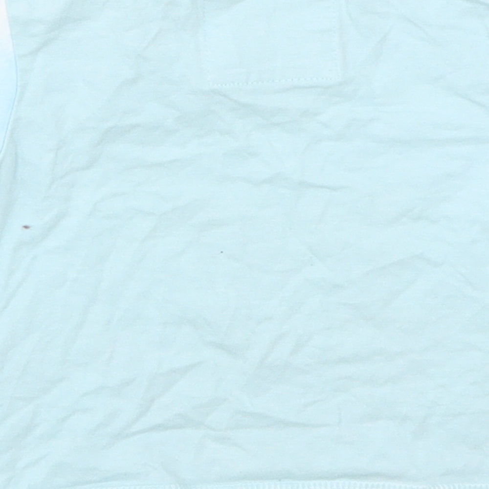 TU Baby Blue   Basic T-Shirt Size 0-3 Months  - Pineapples on the Beach