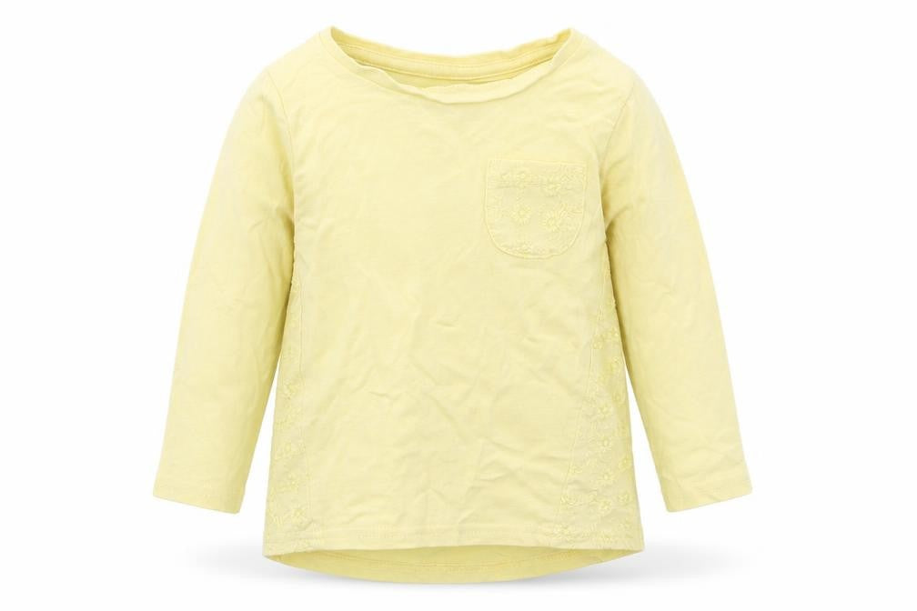 Nutmeg Girls Yellow   Basic T-Shirt Size 12-18 Months