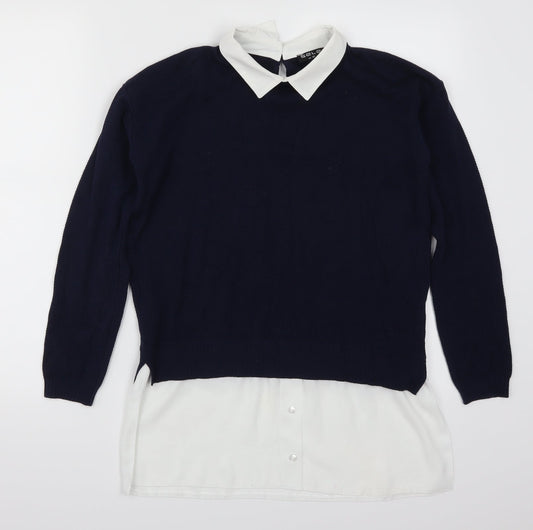 Select Womens Blue   Pullover Jumper Size 12