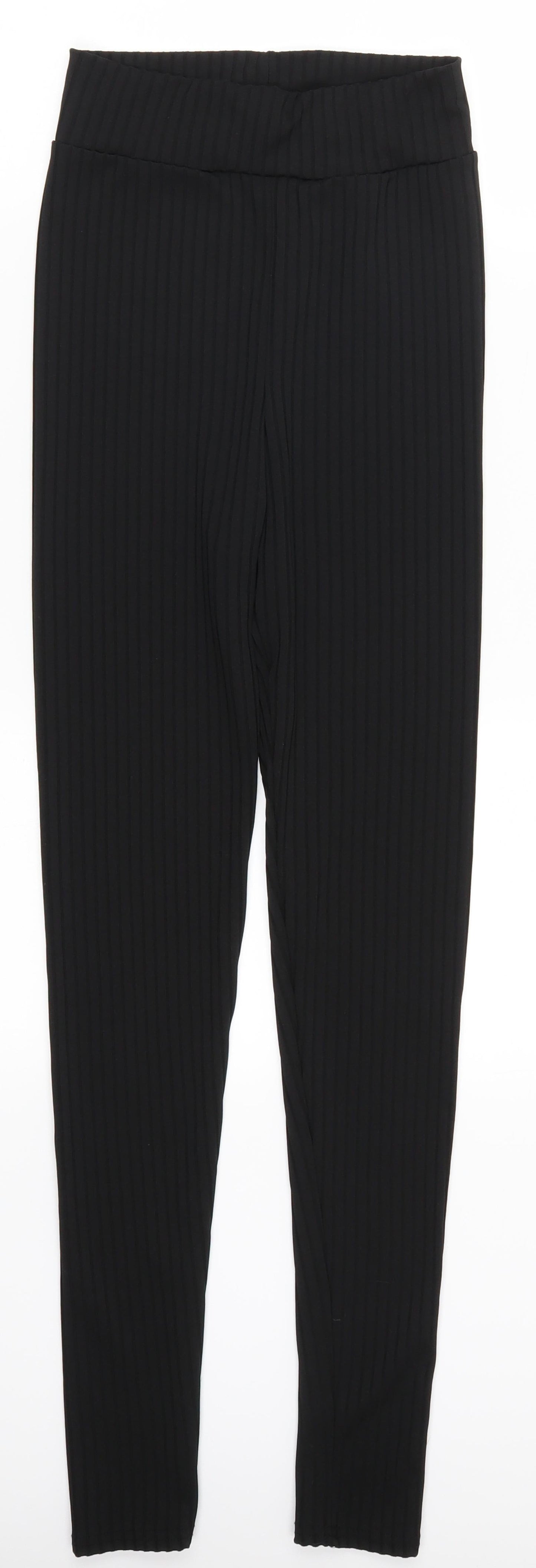 PRETTYLITTLETHING Womens Black   Carrot Leggings Size 23 in L28 in