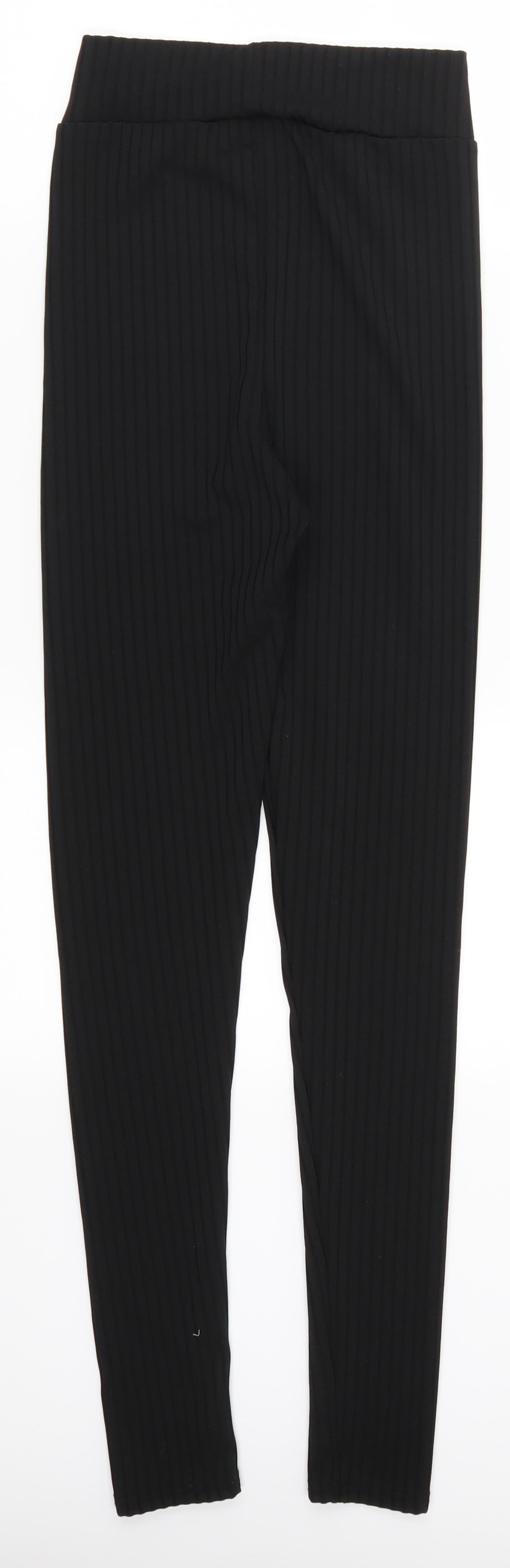 PRETTYLITTLETHING Womens Black   Carrot Leggings Size 23 in L28 in