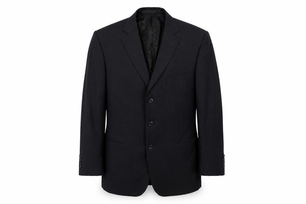 Marks & Spencer Mens Blue Striped  Jacket Suit Jacket Size 42