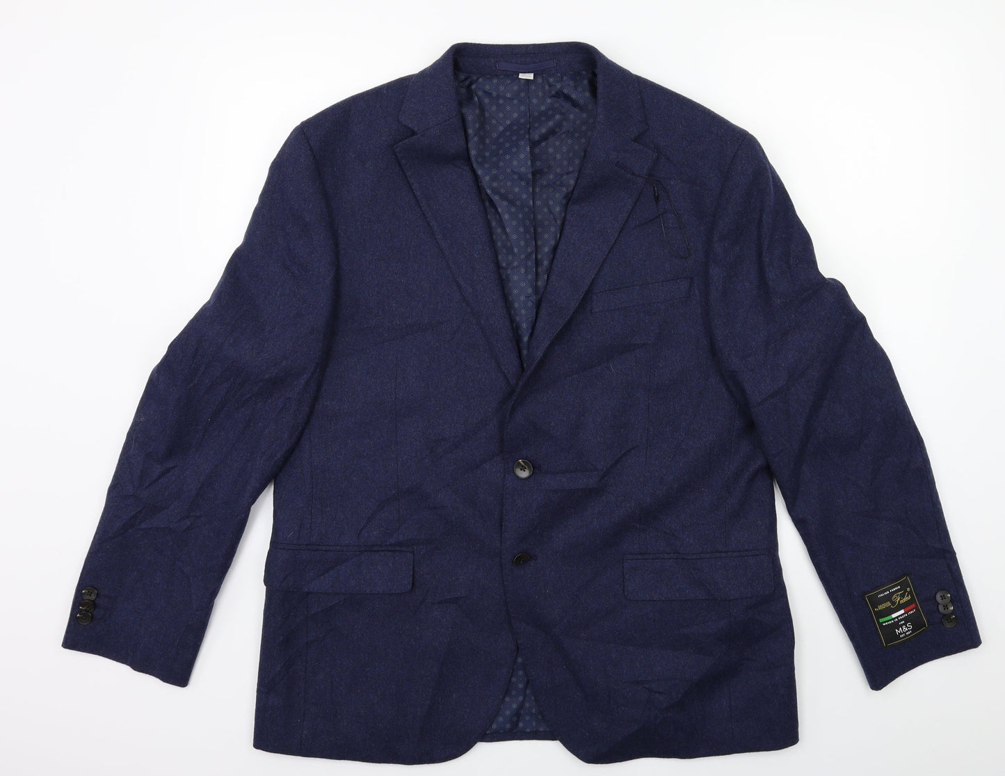 Marks and Spencer Mens Blue   Jacket Suit Jacket Size 42