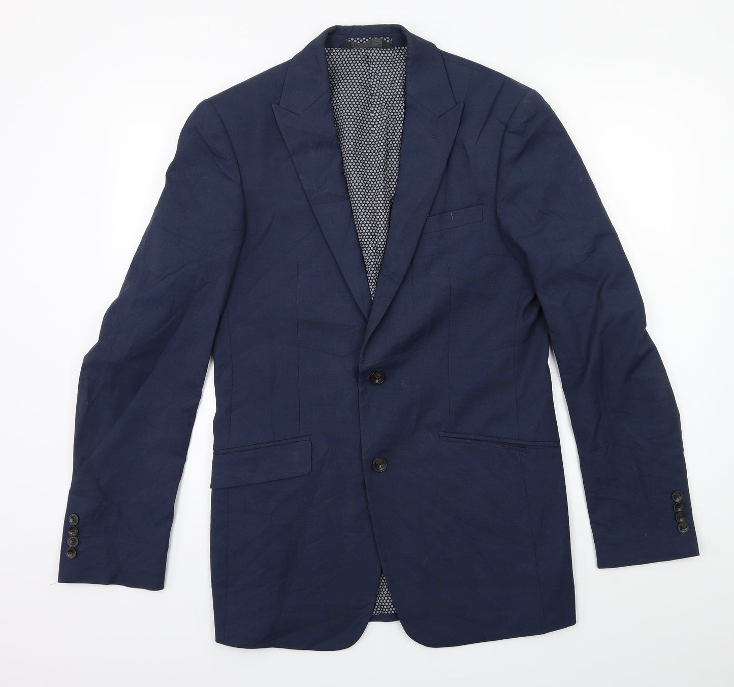 Marks and Spencer Mens Blue   Jacket Suit Jacket Size 36
