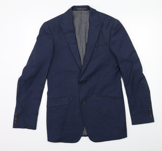Marks and Spencer Mens Blue   Jacket Suit Jacket Size 36