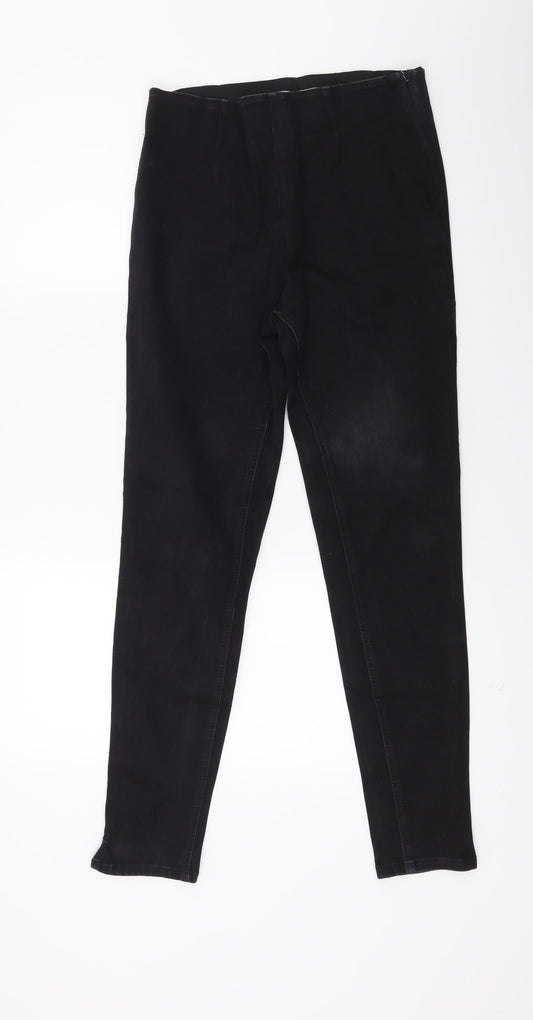 Preworn Womens Black  Denim Jegging Jeans Size 8 L26.5 in